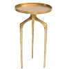 Accent Table Set (2-Piece) Antique Gold – Plated Metal Round Tables by Zuo Modern - 4 of 4