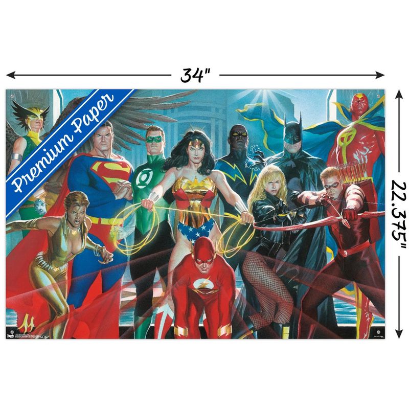 Trends International DC Comics - Justice League - Alex Ross - The Elite Unframed Wall Poster Prints, 3 of 7