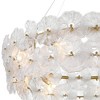 Possini Euro Design Filoli 34 1/2" Modern Pendant Chandelier Ceiling Light Fixture Dining Room Over Table Ring 8-Light Gold Satin Bronze Finish - 3 of 4