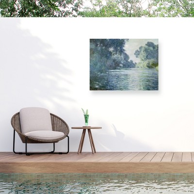 "Branch of the Seine near Giverny" Outdoor Canvas