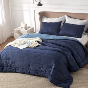Bedsure | 3 Pcs Cooling and Warm Bed Set Two-color Reversible For All Season - 1 of 4
