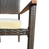 PAGED Patio Dining Set Modern Outdoor Table and Chairs with Armchairs for Outdoor, Patio, Terrace - 4 of 4