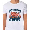 Men's United Steaks of America Patriotic Funny T-Shirt - 4 of 4