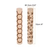 Unique Bargains Wood Clay Grain Texture Carved Fine Baking DIY Rolling Pins 2 Pcs - 2 of 4