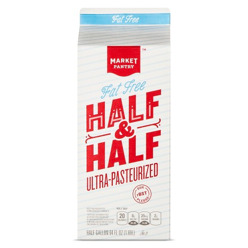 Fat Free Half Half 0 5gal Market Pantry Target