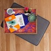 Caroline Okun Tiger Blue Bamboo Tray - Deny Designs - 2 of 2