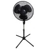 Optimus 16in Oscillating Stand Fan in Black - 2 of 3