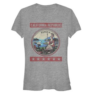 Juniors Womens Lost Gods California Republic Seal T-Shirt - 1 of 3