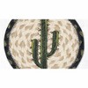 Earth Rugs Lodge Cabin Round Coaster 7" – Rustic Saguaro Cactus Table Protector - 2 of 3