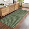 Washable Modern Braided Printed Rug Non Slip Low Pile Rug Soft Contemporary Throw Floor Cover Foldable Indoor Carpet for Living Room Bedroom - 3 of 4