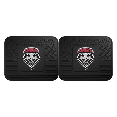 NCAA University of New Mexico Lobos Vinyl Utility Mat Set - 2pc