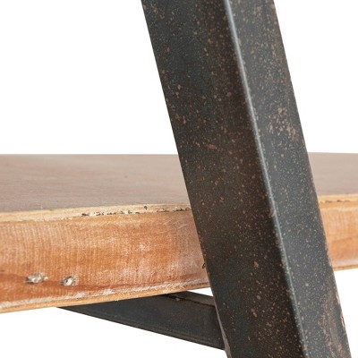 Ramsden Black and Brown Wood Tripod Bookcase