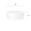 O'Creme Round Cake Dummy for Display Decorating, Styrene - 4" High - 2 of 4