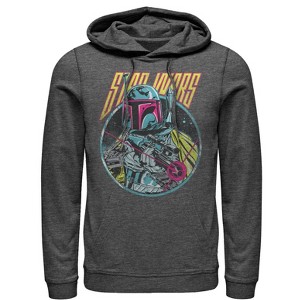 Men's Star Wars Boba Fett Blaster Pull Over Hoodie - 1 of 4