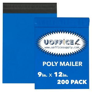 Colored Poly Bag Mailers 9" x 12" Envelopes - 1 of 4