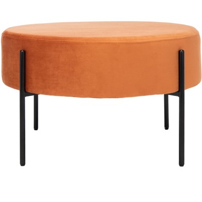 Lisbon Round Cocktail Ottoman  - Safavieh