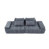 Loveseat High-Density Foam Sofa with Extra Deep Seats & Modular Units - 4 of 4