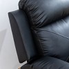MAYEERTY Recliner Chair, Breathable Leather Reclining Chair with Adjustable Backrest for Living Room, Black - 3 of 4