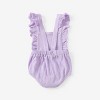 PATPAT Baby Girl Ruffle Romper Infant Cute Jumpsuits Wooden Button Sleeveless Onesies - 2 of 4