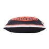 JUJABU 20x20" Halloween Pumpkin Decorative Throw Pillow, Black - 3 of 4