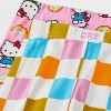 Toddler Girls' 4pc Hello Kitty Cotton Long Sleeve Rainbow Pajama Set - Pink/White - 4 of 4