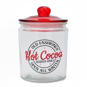 Novelty Clear Glass Jar Hot Cocoa - Bullseye's Playground™ - 1 of 3