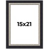 PosterPalooza | Embellished Black Picture Frame - UV Acrylic, Foam Board Backing, Hanging Hardware - 2 of 4