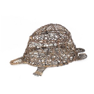 Beachcombers Turtle Shaped Basket With Lid - 1 of 2