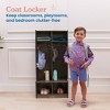 ECR4Kids 2-Section Coat Locker with Bench - 3 of 4