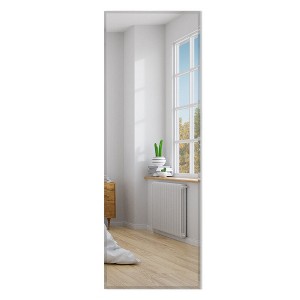 Tangkula 43" x 15" Wall Mounted Frameless Mirror Full Length Vertically or Horizontally - 1 of 4