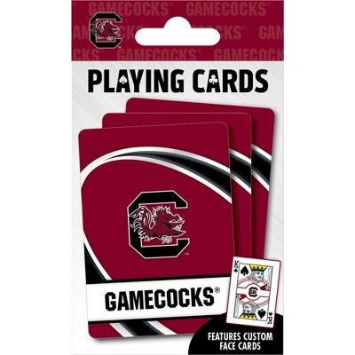 MasterPieces Officially Licensed NCAA South Carolina Gamecocks Playing Cards - 54 Card Deck for Adults