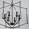Capital Lighting Bentley 6 - Light Chandelier in  Black Iron - 2 of 4