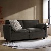 Melisa Modern Dual-layer Cushions sectional Sofa|ARTFUL LIVING DESIGN-LIGHT GREY - 3 of 4