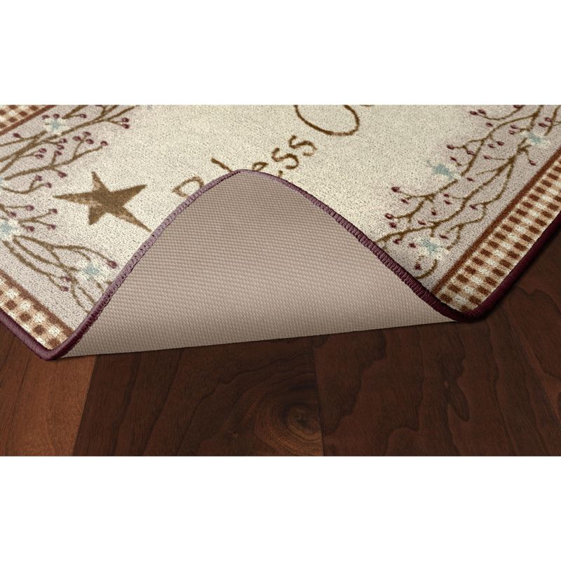 Brumlow Mills Bless Our Home Berry Area Rug, 4 of 6