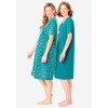 Dreams & Co. Women's Plus Size 2-Pack Short-Sleeve Sleepshirt - 4 of 4