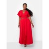 Rebdolls Women's Big Risk Wrap Around Duster Crop Top - 2 of 3