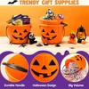Joyfy Halloween Party Favors 6pcs Halloween Trick Or Treat Pumpkin Bucket Jack O Lantern Basket And Pails With Handle For Party Decorations Supplies - 2 of 4