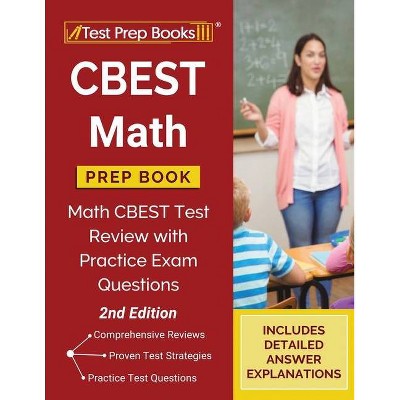 CBEST Math Prep Book - by  Tpb Publishing (Paperback)