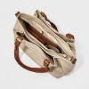 Triple Compartment Satchel Handbag - Universal Thread™ - image 3 of 4