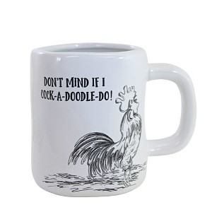 Tabletop Farm Mug Rooster Drink Animal Transpac  -  Drinkware - 1 of 3