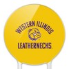 Western Illinois Leatherneck Acrylic Cake Topper Party Decoration for Wedding Anniversary Birthday Graduation - 3 of 4