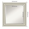 Amanti Art Sophia Beveled Framed Bathroom Vanity Wall Mirror - 3 of 4