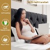 Velvet Upholstered Bed Frame Full/Queen/King w/2 Storage Drawers & Wingback Headboard, Wood Slat Support, No Box Spring Needed, Noise-Free - 4 of 4
