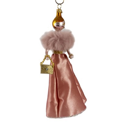 Italian Ornaments 7.0 Inch Lauren In Long Gown Ornament Italian Diva Lady Tree Ornaments