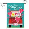 Briarwood Lane Garden Flag 12x18 For Outdoor Happy Valentine's Pickup For Valentine's Love Truck Garden Flag Flags For Outside - 2 of 4