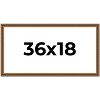 PosterPalooza | Panoramic Classic Gold Picture Frame - UV Acrylic, Foam Board Backing, Hanging Hardware - 2 of 4