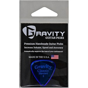 GRAVITY PICKS Classic Standard Polished Blue 2.0 mm - 1 of 1