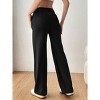 Coolmee Women's Wide Leg Pants High Waist Casual Pants Fall Clothes Outfits - 2 of 4
