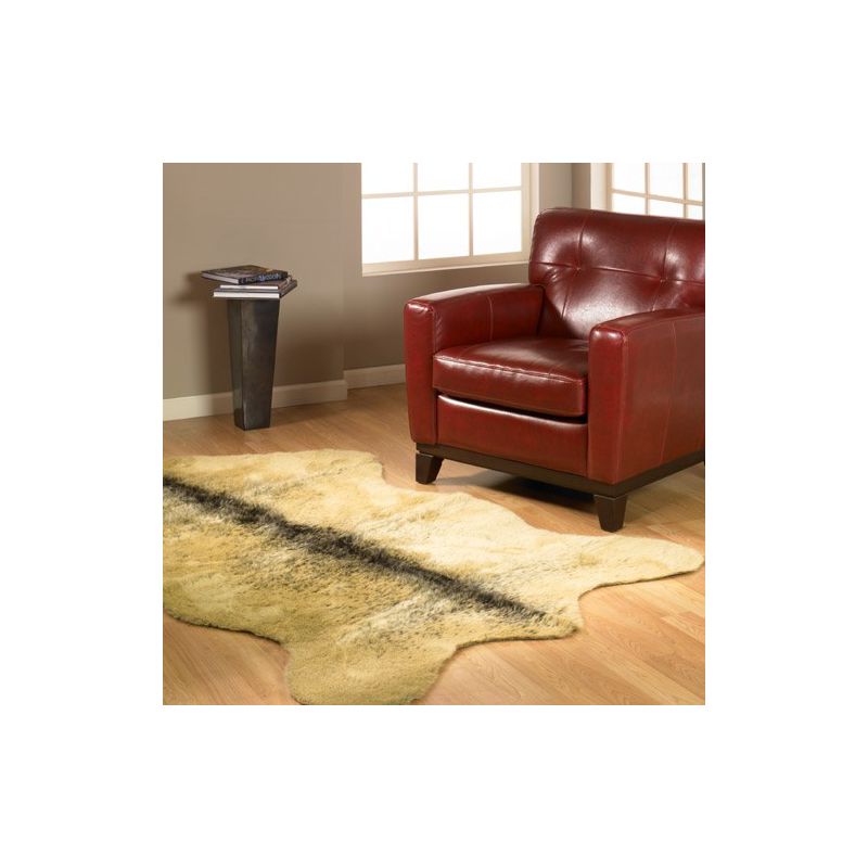 Walk on Me Faux Fur Super Soft Grizzly Rug Tufted With Non-slip Backing Area Rug, 2 of 5