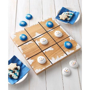 The Lakeside Collection Christmas Tic-Tac-Toe - Snowman/ Snowflake - 1 of 1